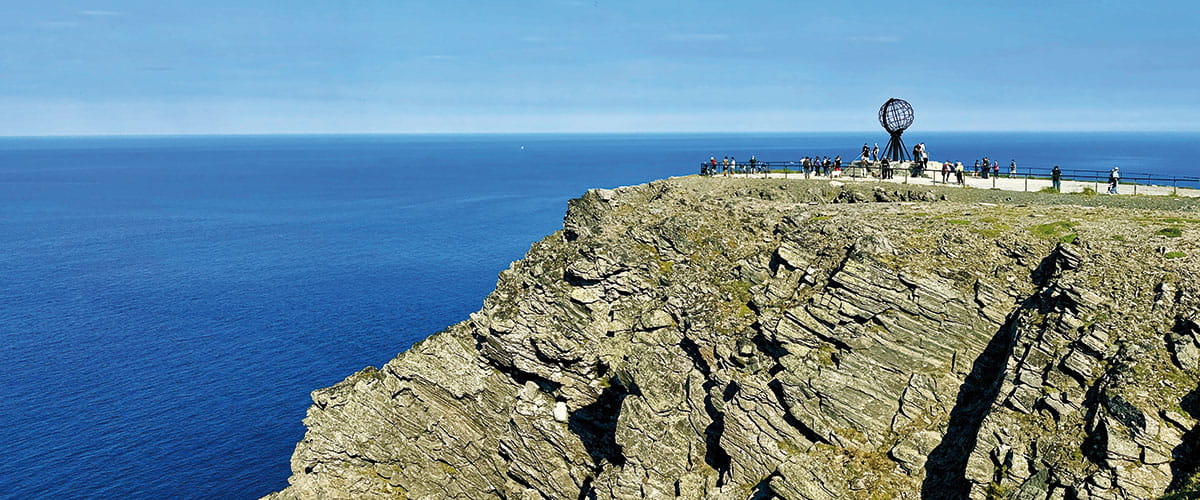 Monument on the North Cape, Norway